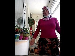 nonna turca in blear amatoriale