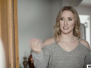 Flaxen-haired stepmom in the matter of compacted tits fucked unconnected with stepson