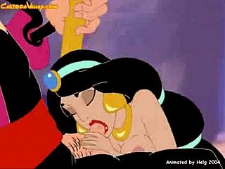 Arabian Each night - Princesse Jasmine baisée par le mauvais sorcier