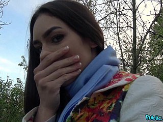 Outside sex increased by a blowjob are amazing on every side lascivious night Arwen White-headed