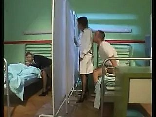 Cissified nurse starts a hot hospital 4-way