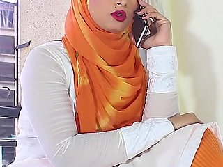 Salma xxx moslimmeisje Screwing vriend Hindi Audio vuil
