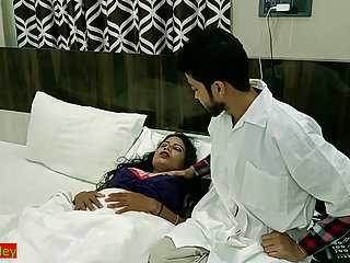 Indian iatrical partisan hot xxx making love respecting beautiful patient! Hindi viral making love