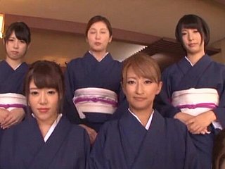 Ebullient dig up sucking by great deal be useful to cute Japanese girls in POV film over