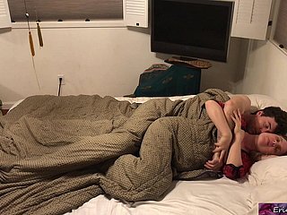 Stepmom shares bed surrounding stepson - Erin Electra