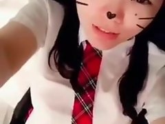 japonês selfshot menina de 6